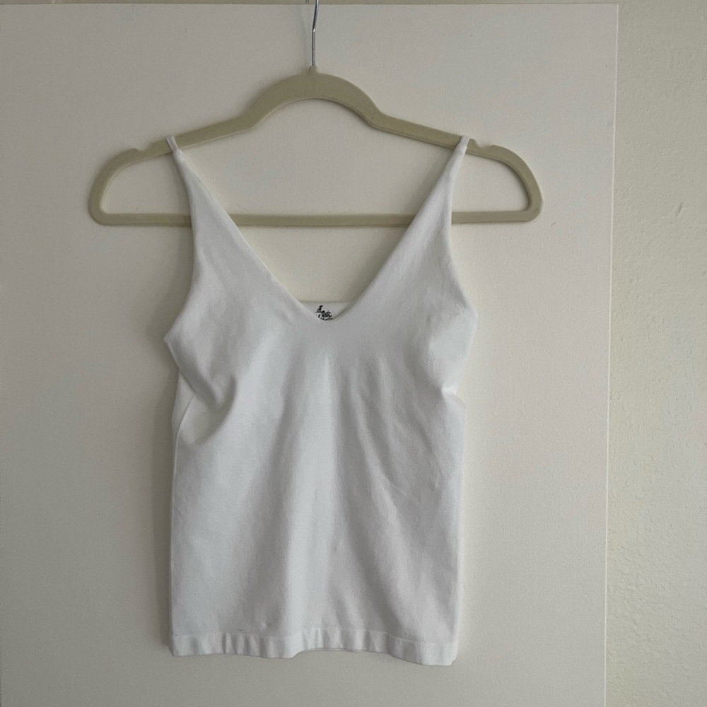 Free People White Tank Top